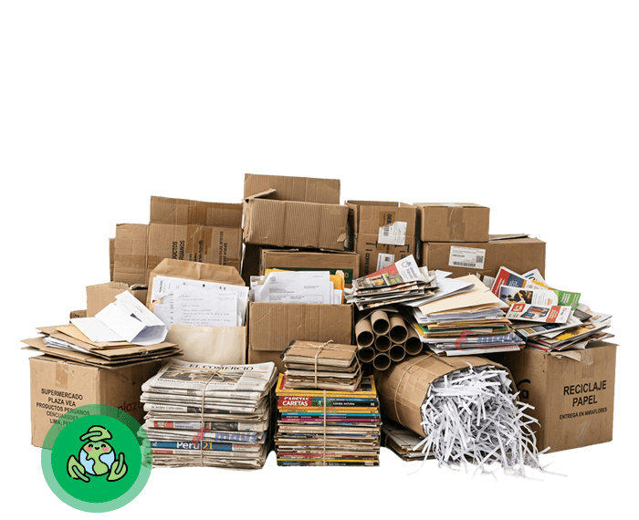 Donación de papel en desuso