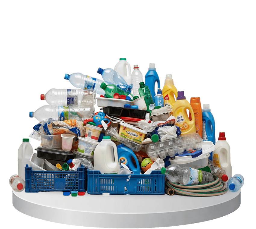 Dona y recicla plástico