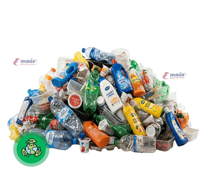 Dona y recicla plástico