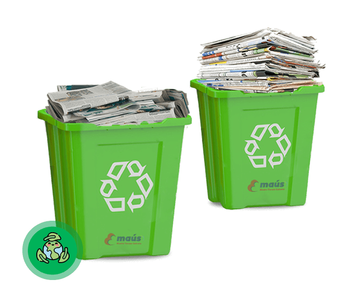 Donación de papel en desuso