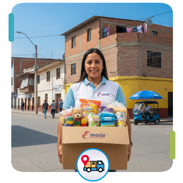 Donacion de cosas usadas en Carmen de la Legua