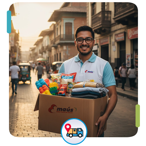 Donacion de cosas usadas en San Juan  de Miraflores