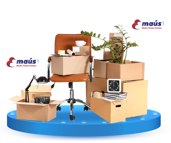 Reciclar material de papel, plástico y cartón